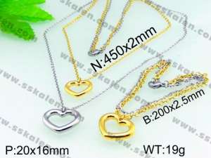 SS Jewelry Set - KS38727-Z