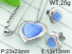 SS Jewelry Set - KS40580-Z