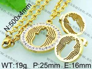 SS Jewelry Set - KS41207-Z