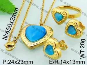 SS Jewelry Set - KS41371-Z