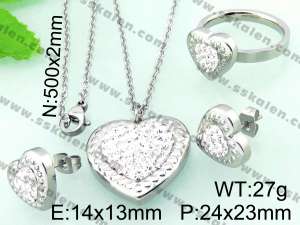 SS Jewelry Set - KS42942-Z