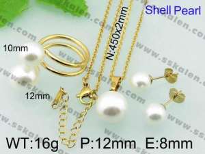 SS Jewelry Set(Most Women) - KS45054-Z