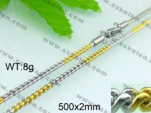 Staineless Steel Small Gold-plating Chain  - KN11527-D
