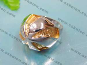 Stainless Steel Gold-Plating Ring - KR12609