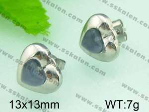  Stainless Steel Stone&Crystal Earring - KE47102-Z