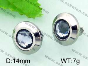  Stainless Steel Stone&Crystal Earring - KE55645-Z