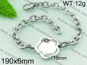  Stainless Steel Stone Bracelet  - KB55518-Z