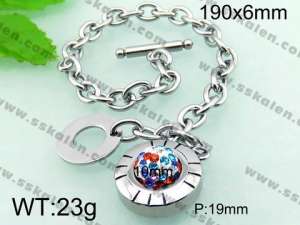 Stainless Steel Stone Bracelet  - KB56034-Z