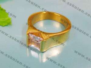 Stainless Steel Gold-Plating Ring - KR12090
