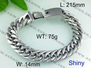 Stainless Steel Bracelet  - KB41237-D