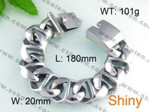 Stainless Steel Bracelet - KB41632-D