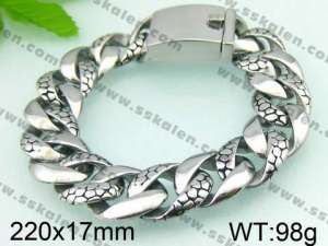 Stainless Steel Bracelet  - KB43137-D