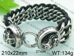 Stainless Steel Bracelet - KB43366-D