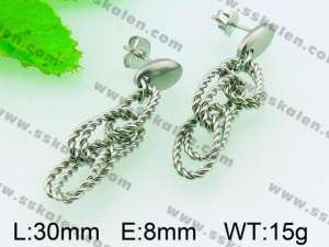 Stainless Steel Earring  - KE52619-Z