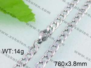 Stainless Steel Necklace  - KN11158-Z