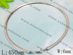 Stainless Steel Necklace - KN11167-D