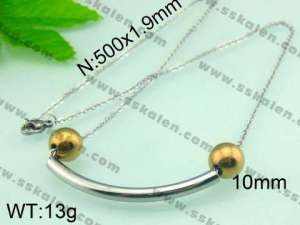 Stainless Steel Necklace  - KN13720-Z