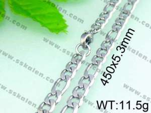 Stainless Steel Necklace  - KN14315-Z