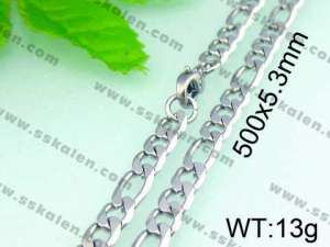 Stainless Steel Necklace  - KN14316-Z