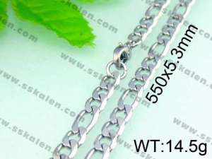 Stainless Steel Necklace  - KN14317-Z