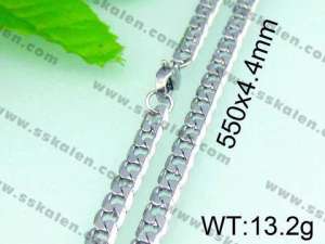 Stainless Steel Necklace  - KN14332-Z