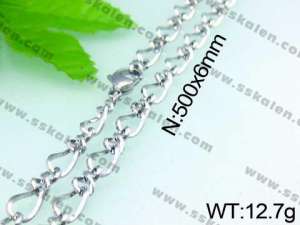  Stainless Steel Necklace  - KN14506-Z