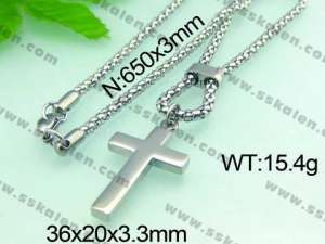  Stainless Steel Necklace  - KN14529-Z