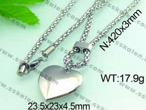 Stainless Steel Necklace  - KN14530-Z