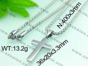  Stainless Steel Necklace  - KN14533-Z