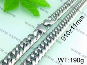 Stainless Steel Necklace  - KN14583-Z