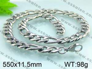 Stainless Steel Necklace  - KN15502-Z
