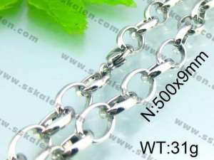  Stainless Steel Necklace  - KN15512-Z