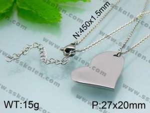 Stainless Steel Necklace  - KN16146-Z