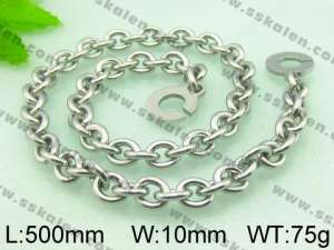 Stainless Steel Necklace  - KN16298-Z