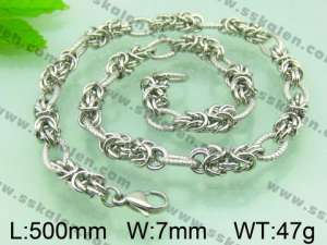 Stainless Steel Necklace  - KN16587-Z