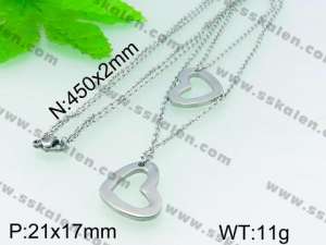 Stainless Steel Necklace  - KN16815-Z
