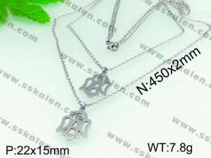 Stainless Steel Necklace  - KN16950-Z