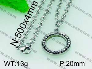 Stainless Steel Necklace  - KN17024-Z