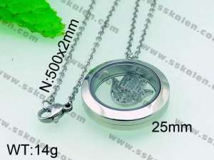 Stainless Steel Necklace  - KN17028-Z