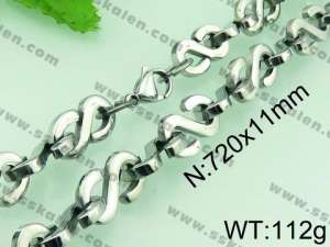 Stainless Steel Necklace  - KN17194-TSC