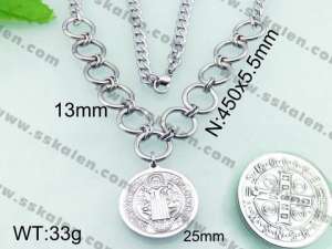 Stainless Steel Necklace  - KN17751-Z