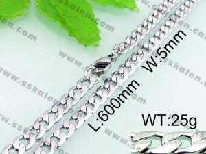 Stainless Steel Necklace  - KN17760-Z