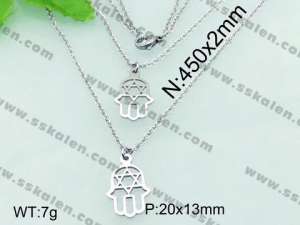 Stainless Steel Necklace  - KN17955-Z