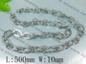 Stainless Steel Necklace  - KN3825