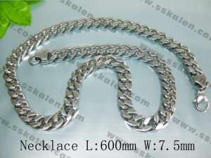 Stainless Steel Necklace  - KN3842