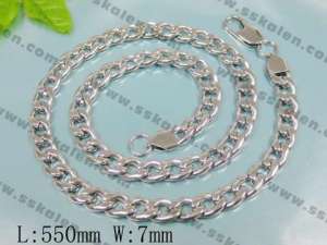 Stainless Steel Necklace  - KN4560