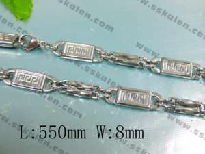 Stainless Steel Necklace - KN4666-K