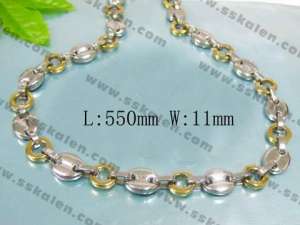 Stainless Steel Necklace - KN6968-H