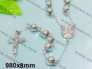 Stainless Steel Necklace  - KN7174-H