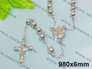 Stainless Steel Necklace  - KN7177-H